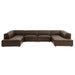 Restore 6-Piece Vegan Leather U-Shaped Armless Sectional Sofa by Modway - view 21