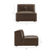 Restore 6-Piece Vegan Leather U-Shaped Armless Sectional Sofa by Modway - view 17