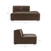 Restore 6-Piece Vegan Leather U-Shaped Armless Sectional Sofa by Modway - view 18