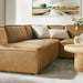Restore 6-Piece Vegan Leather U-Shaped Armless Sectional Sofa by Modway - alternate view