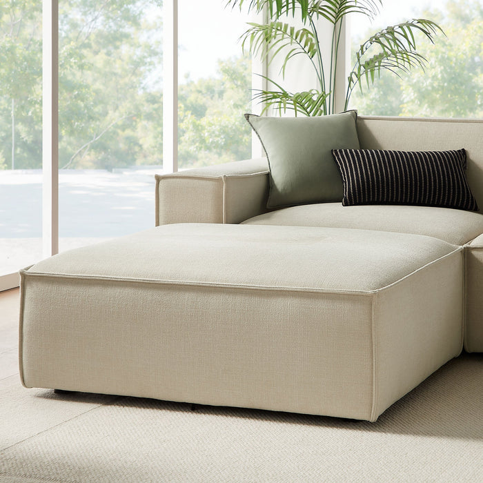 Restore 6-Piece Performance Fabric Upholstered Modular Sectional Sofa by Modway - top view