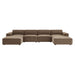 Restore 6-Piece Performance Fabric Upholstered Modular Sectional Sofa sectional sofa detail close-up