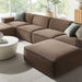 Restore 6-Piece Performance Fabric Upholstered Modular Sectional Sofa sectional sofa side view