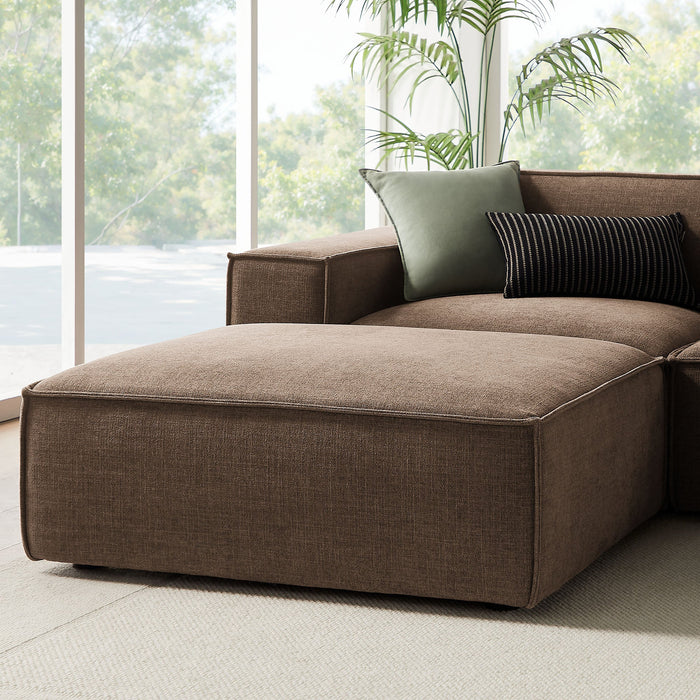 Restore 6-Piece Performance Fabric Upholstered Modular Sectional Sofa sectional sofa