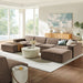 Restore 6-Piece Performance Fabric Upholstered Modular Sectional Sofa sectional sofa