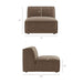 Restore 6-Piece Performance Fabric Upholstered Modular Sectional Sofa sectional sofa back view
