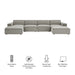 Restore 6-Piece Performance Fabric Upholstered Modular Sectional Sofa by Modway - product label
