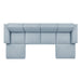 Restore 6-Piece Performance Fabric Upholstered Modular Sectional Sofa sectional sofa lifestyle shot