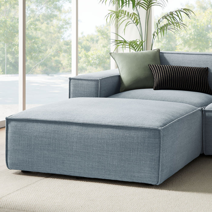 Restore 6-Piece Performance Fabric Upholstered Modular Sectional Sofa sectional sofa side view