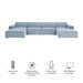 Restore 6-Piece Performance Fabric Upholstered Modular Sectional Sofa by Modway - view 27