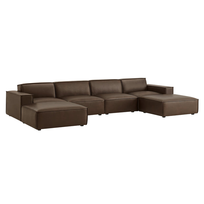 Restore 6-Piece Vegan Leather Modular Sectional Sofa by Modway - accessory view