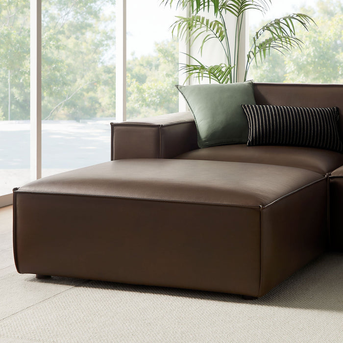 Restore 6-Piece Vegan Leather Modular Sectional Sofa by Modway - view 20
