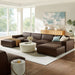 Restore 6-Piece Vegan Leather Modular Sectional Sofa by Modway - control panel detail