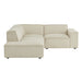 Restore 3-Piece Performance Fabric Upholstered Modular L-Shaped Sectional Sofa by Modway - top view