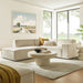 Restore 3-Piece Performance Fabric Upholstered Modular L-Shaped Sectional Sofa by Modway - front view
