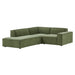 Restore 3-Piece Performance Fabric Upholstered Modular L-Shaped Sectional Sofa sectional sofa angle view