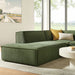 Restore 3-Piece Performance Fabric Upholstered Modular L-Shaped Sectional Sofa sectional sofa dimensions and measurements
