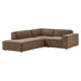 Restore 3-Piece Performance Fabric Upholstered Modular L-Shaped Sectional Sofa sectional sofa detail close-up
