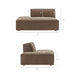 Restore 3-Piece Performance Fabric Upholstered Modular L-Shaped Sectional Sofa sectional sofa seating detail