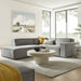 Restore 3-Piece Performance Fabric Upholstered Modular L-Shaped Sectional Sofa by Modway - view 23