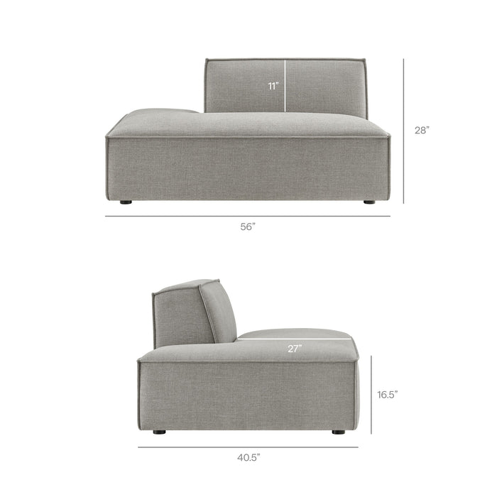 Restore 3-Piece Performance Fabric Upholstered Modular L-Shaped Sectional Sofa by Modway - view 29