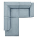 Restore 3-Piece Performance Fabric Upholstered Modular L-Shaped Sectional Sofa by Modway - view 22