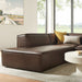 Restore 3-Piece Vegan Leather Modular L-Shaped Sectional Sofa by Modway - view 18