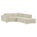 Restore 3-Piece Performance Fabric Upholstered Modular L-Shaped Sectional Sofa by Modway - angle view