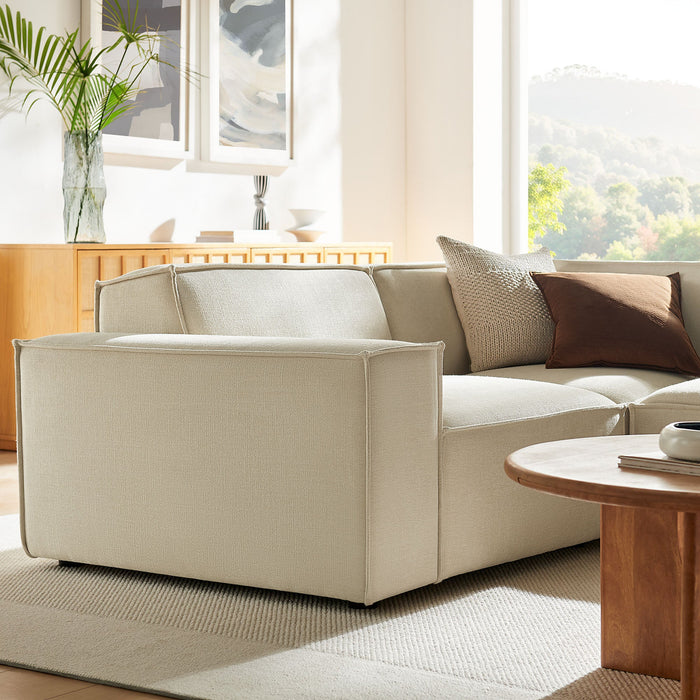 Restore 3-Piece Performance Fabric Upholstered Modular L-Shaped Sectional Sofa by Modway - feature highlight