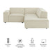 Restore 3-Piece Performance Fabric Upholstered Modular L-Shaped Sectional Sofa by Modway - side view