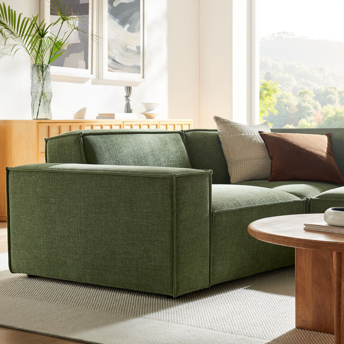 Restore 3-Piece Performance Fabric Upholstered Modular L-Shaped Sectional Sofa by Modway - view 20