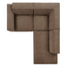 Restore 3-Piece Performance Fabric Upholstered Modular L-Shaped Sectional Sofa sectional sofa back view