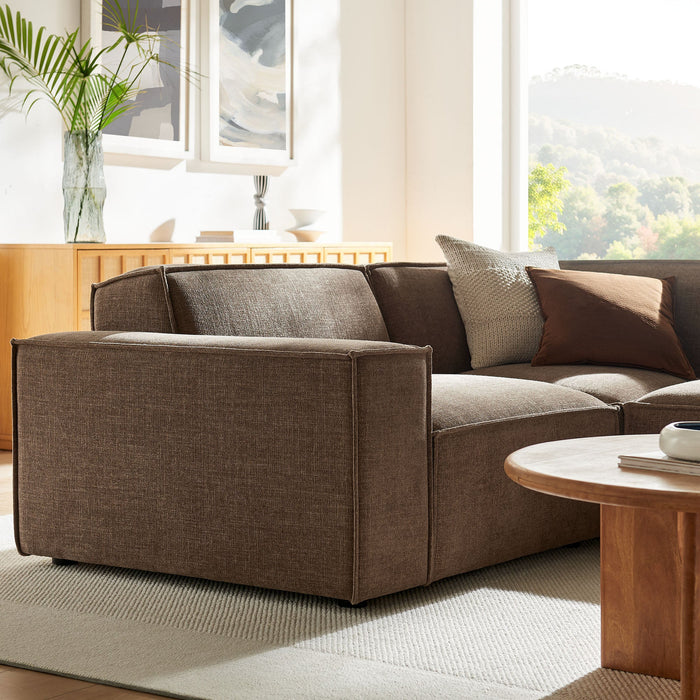 Restore 3-Piece Performance Fabric Upholstered Modular L-Shaped Sectional Sofa sectional sofa dimensions and measurements