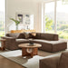Restore 3-Piece Performance Fabric Upholstered Modular L-Shaped Sectional Sofa sectional sofa dimensions and measurements