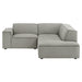 Restore 3-Piece Performance Fabric Upholstered Modular L-Shaped Sectional Sofa sectional sofa detail close-up