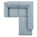Restore 3-Piece Performance Fabric Upholstered Modular L-Shaped Sectional Sofa sectional sofa