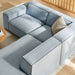 Restore 3-Piece Performance Fabric Upholstered Modular L-Shaped Sectional Sofa by Modway - view 30
