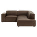 Restore 3-Piece Vegan Leather Modular L-Shaped Sectional Sofa by Modway - view 19