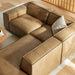 Restore 3-Piece Vegan Leather Modular L-Shaped Sectional Sofa by Modway - lifestyle in-use