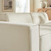 Restore 2-Piece Performance Fabric Upholstered Modular Loveseat Ecru