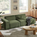 Restore 2-Piece Performance Fabric Upholstered Modular Loveseat Foliage