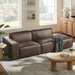 Restore 2-Piece Vegan Leather Modular Loveseat Espresso