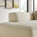 Restore 2-Piece Performance Fabric Upholstered Modular Loveseat Ecru