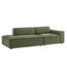 Restore 2-Piece Performance Fabric Upholstered Modular Loveseat Foliage