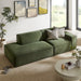 Restore 2-Piece Performance Fabric Upholstered Modular Loveseat Foliage