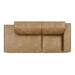Restore 2-Piece Vegan Leather Modular Loveseat Toast