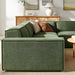 Restore 4-Piece Performance Fabric Upholstered Modular L-Shaped Sofa sectional sofa side view