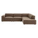 Restore 4-Piece Performance Fabric Upholstered Modular L-Shaped Sofa sectional sofa detail close-up