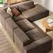 Restore 4-Piece Performance Fabric Upholstered Modular L-Shaped Sofa sectional sofa