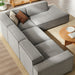 Restore 4-Piece Performance Fabric Upholstered Modular L-Shaped Sofa sectional sofa dimensions and measurements